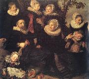 HALS, Frans Family Portrait in a Landscape oil painting